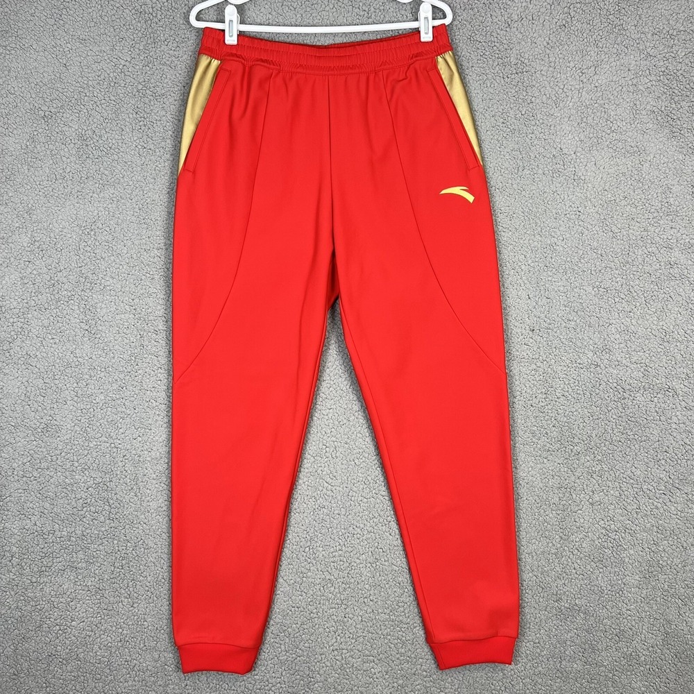 Beijing 2022 Olympic Team‎ China Red Heavy Sweatpants Joggers - Measures 31x29